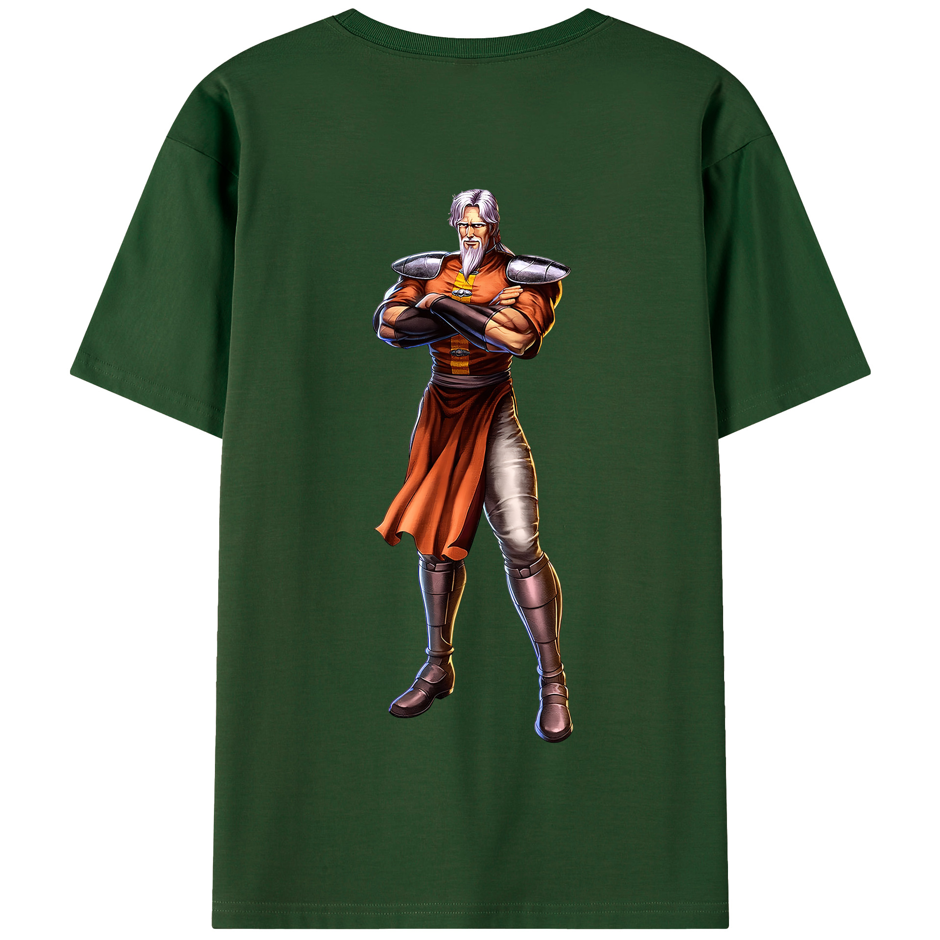 （画像用） 北斗の拳 Fist of the North Star 綿100％半袖Tシャツ（背面プリント）